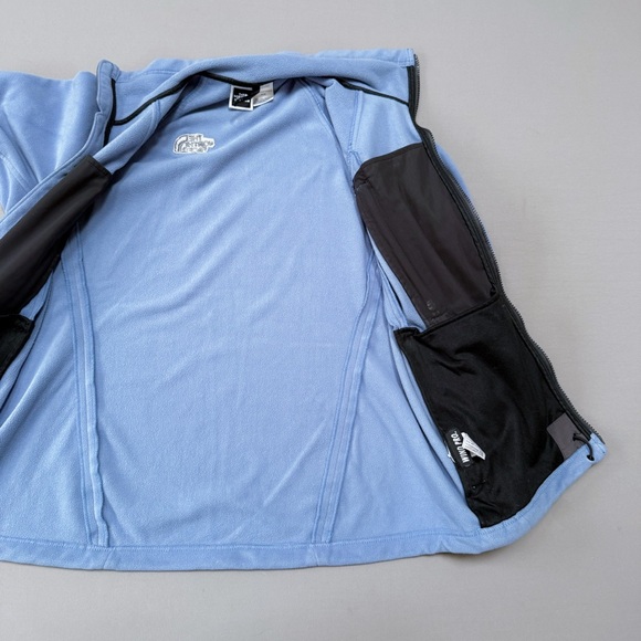 THE NORTH FACE periwinkle blue Wind Pro full zip fleece jacket, women’s M. - Picture 5 of 7